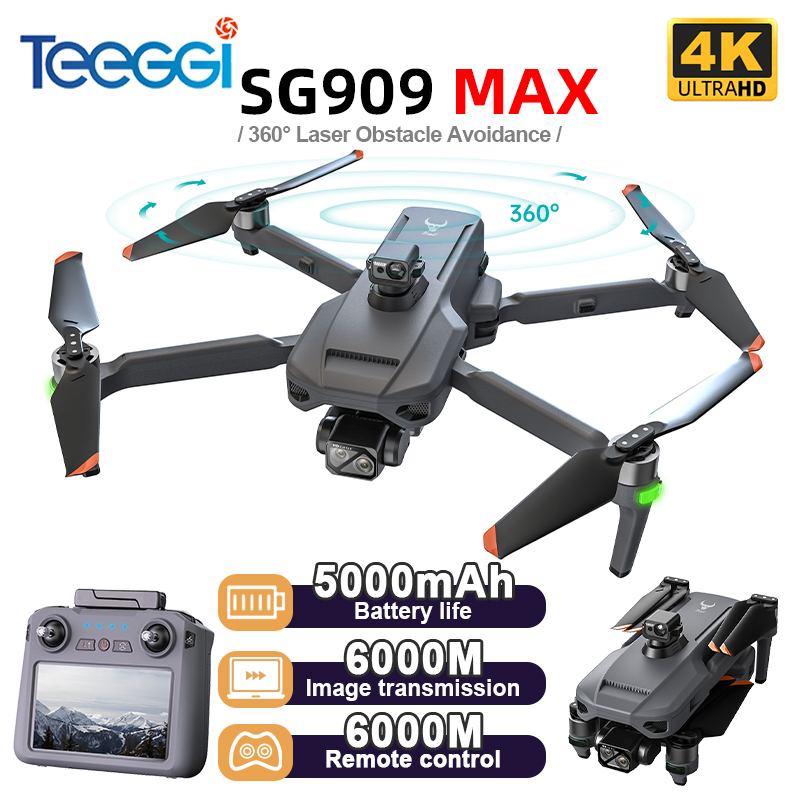 Drone Controller Screen - Teeggi SG909 MAX GPS Drone con