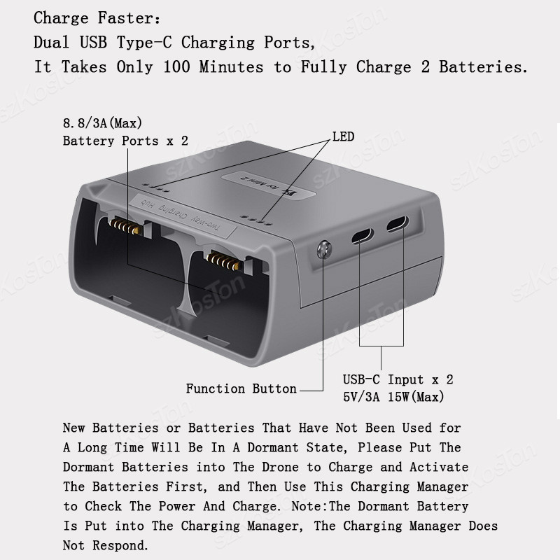 Centro de Carga para DJI Mini  - Drone Power Bank reseña y precio