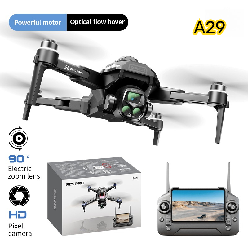 Dron RC FPV Quadcopter A29 Est - Drone Controller Screen reseña y precio