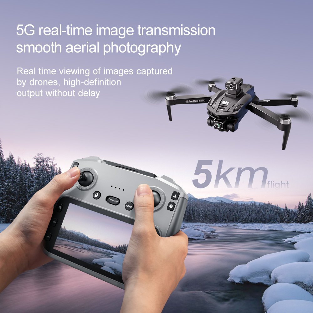 V168 PRO Max GPS Drone 8K Prof - Drone Controller Screen reseña y precio