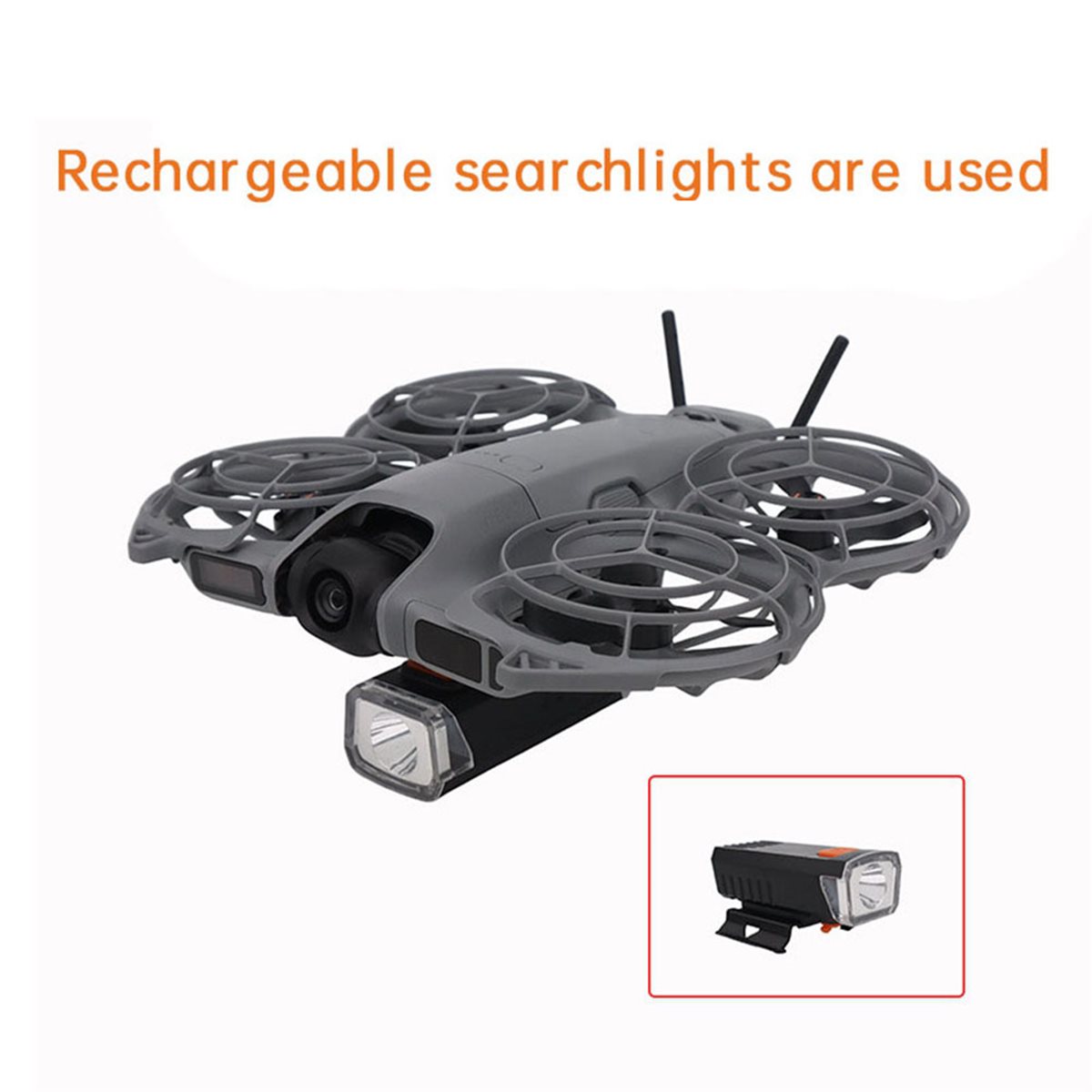 Linterna de Búsqueda Recargabl - Drone Power Bank reseña y precio