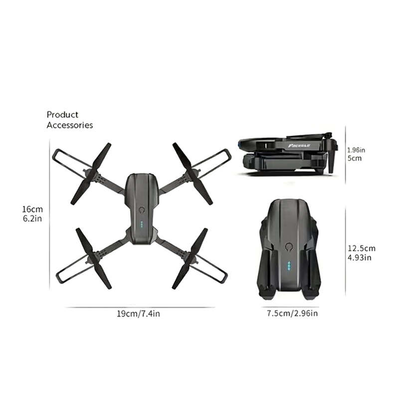 FACEGLE UAV E99 Nova, Mini Dro - Drone Controller Screen reseña y precio